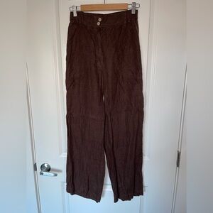 Not PerfectLinen SARAH Fit and Flare Linen Pants